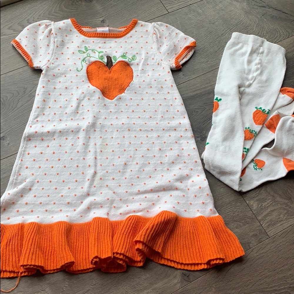 Fall pumpkin dress